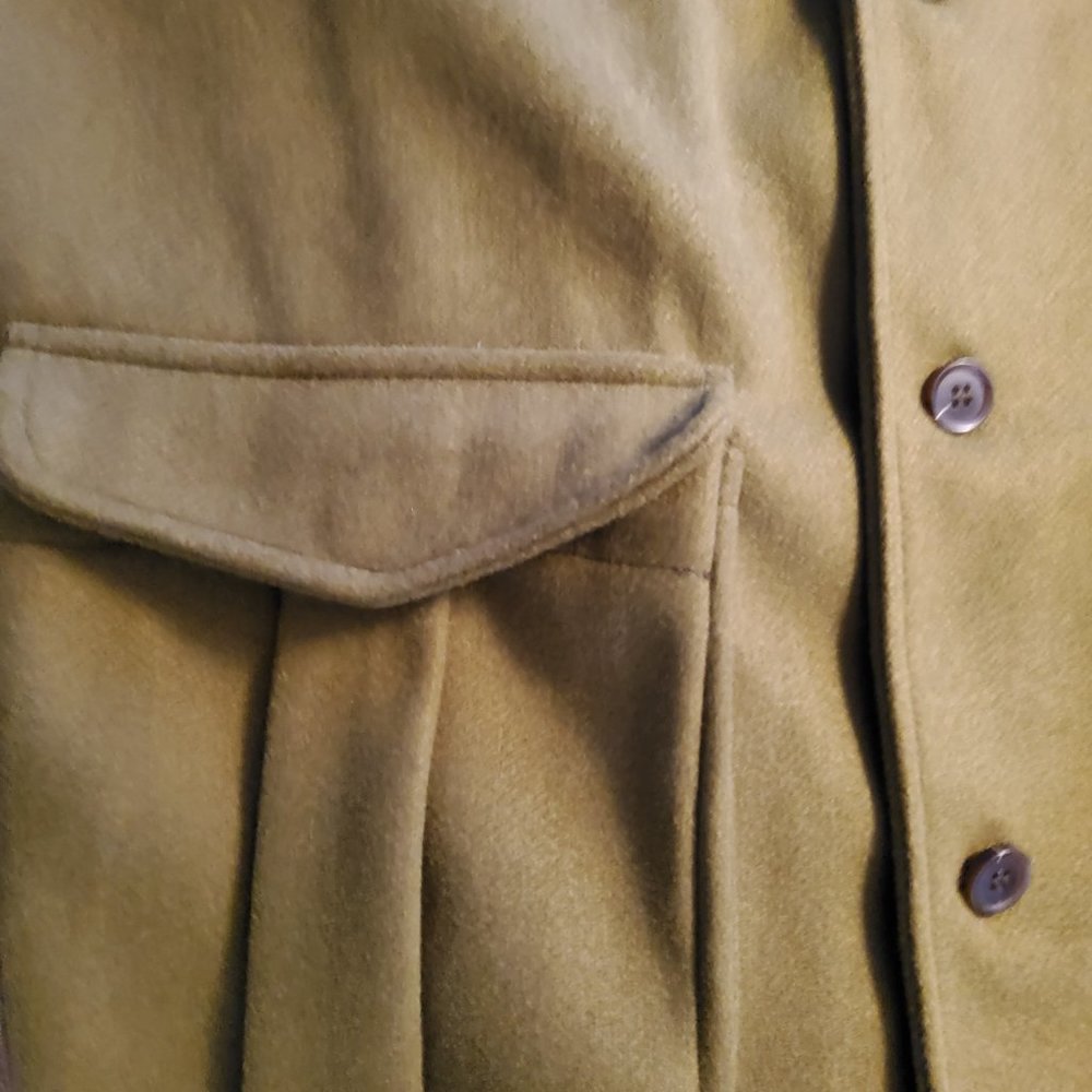 Order plus custom flannel field unlined jacket - Picture 4 of 16